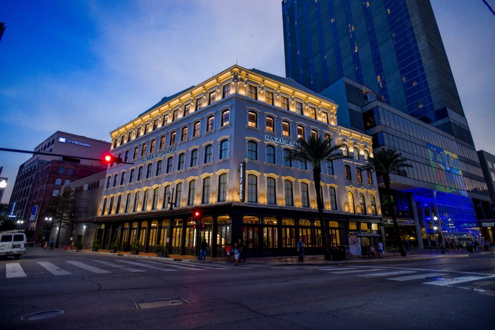 Sazerac House Exterior Shot from Canal St.