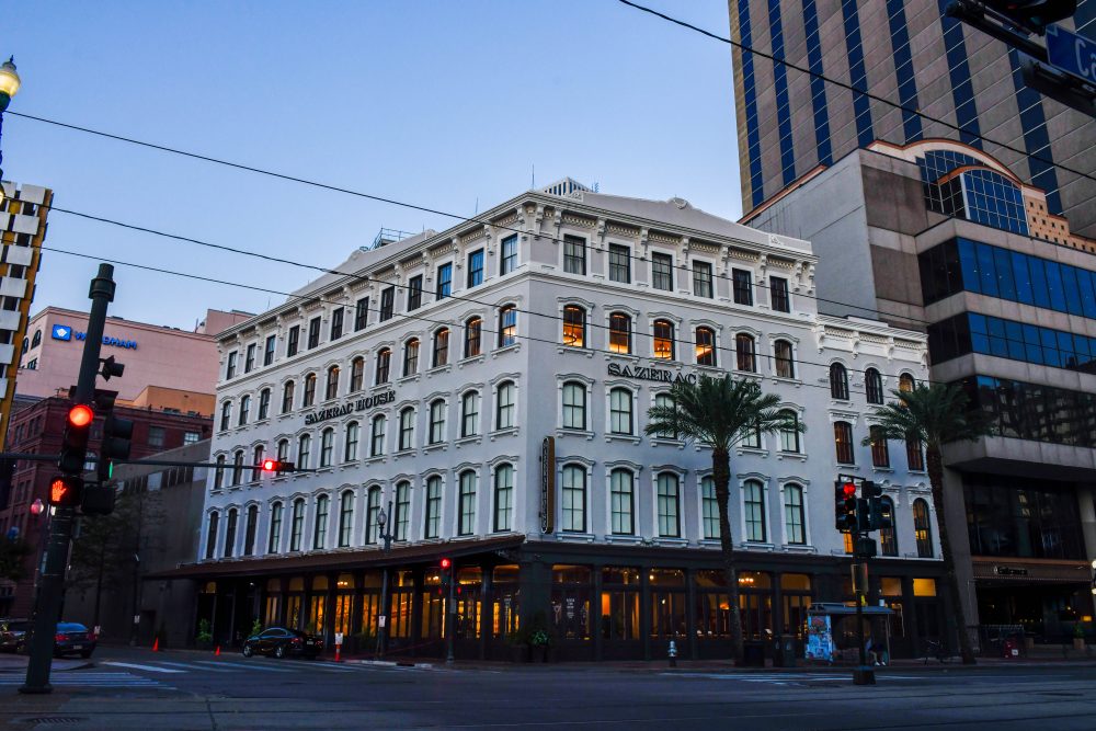 Sazerac House Exterior Shot from Canal St.