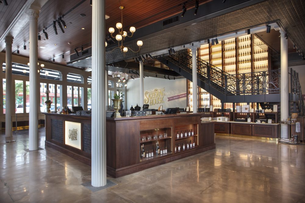 Welcome desk and lobby area