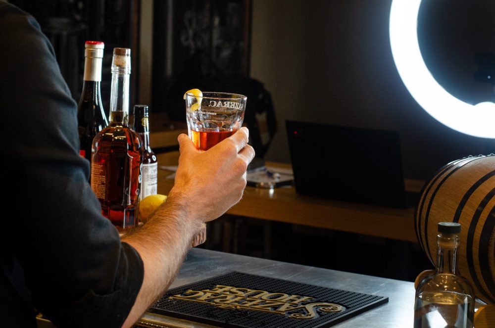 Cheers with a Sazerac Cocktail