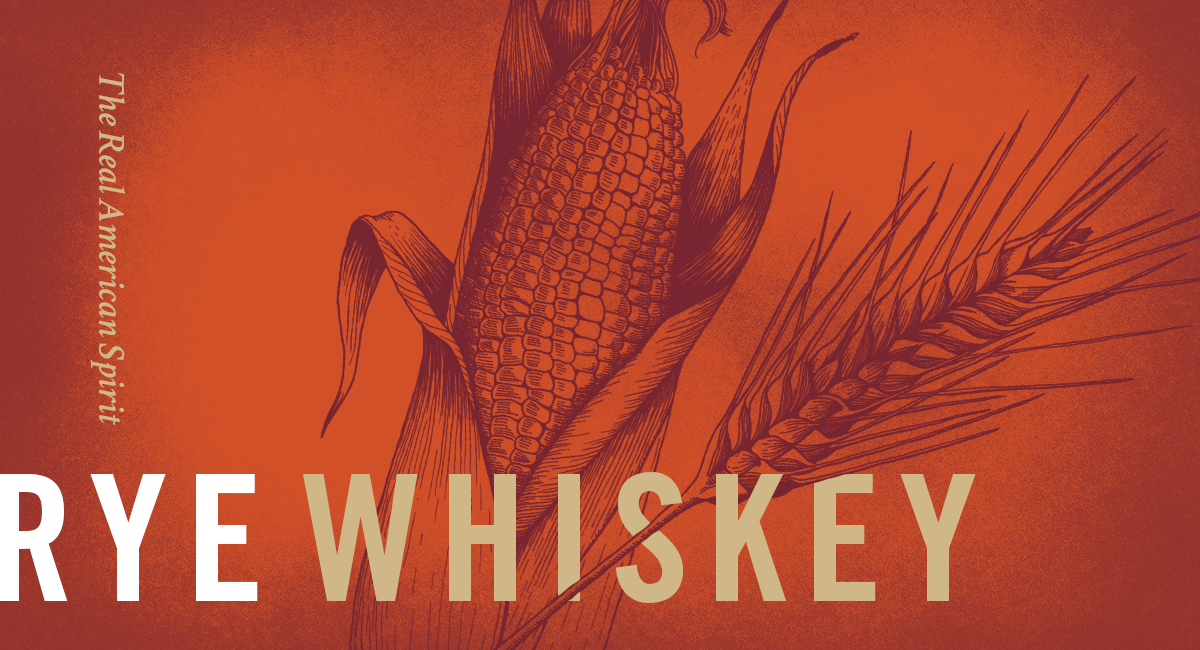 Rye Whiskey Illustration